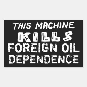 Etiqueta do sabotagem: Dependência de óleo