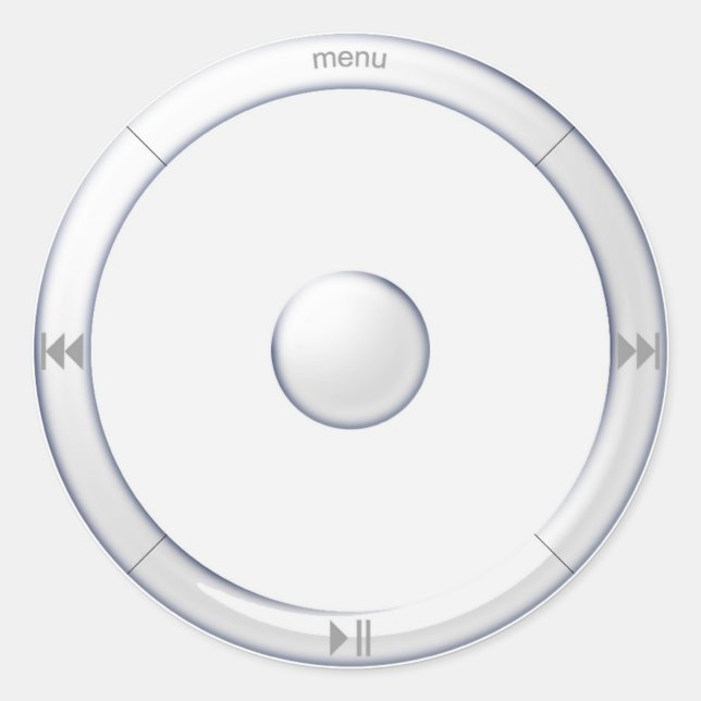 etiqueta do seletor de iPod (Frente)