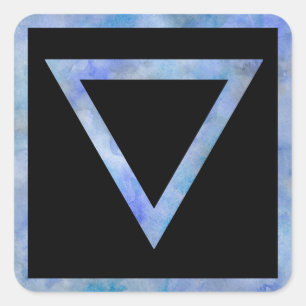 Etiqueta do símbolo da água