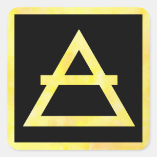 Etiqueta do símbolo do elemento do ar