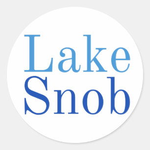 Etiqueta do snobe do lago -- divertimento & beachy