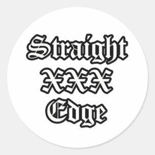 Etiqueta do Straightedge
