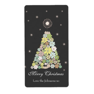 Etiqueta do Tag do presente do presente da árvore