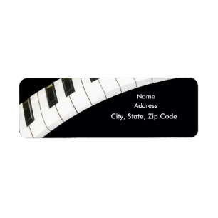 Etiqueta do teclado de piano
