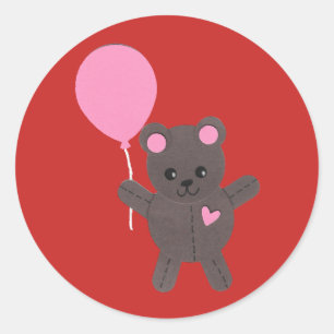 Etiqueta do urso do aniversário
