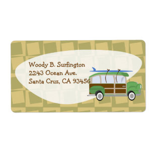 Etiqueta do vagão de Woodie