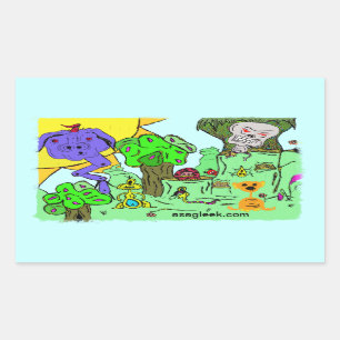 Etiqueta do vale do monstro