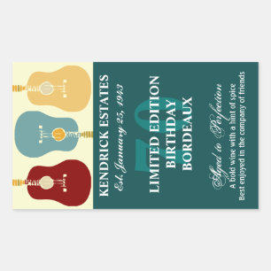 Etiqueta do vinho das guitarra - cerceta (750ml)