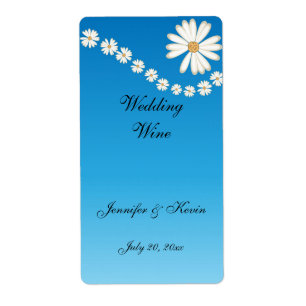 Etiqueta do vinho do casamento