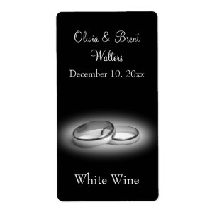 Etiqueta do vinho do casamento da eternidade