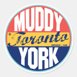 Etiqueta do vintage de Toronto