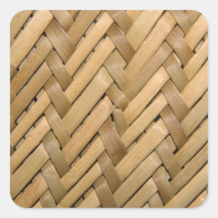 Etiqueta do Weave de cesta