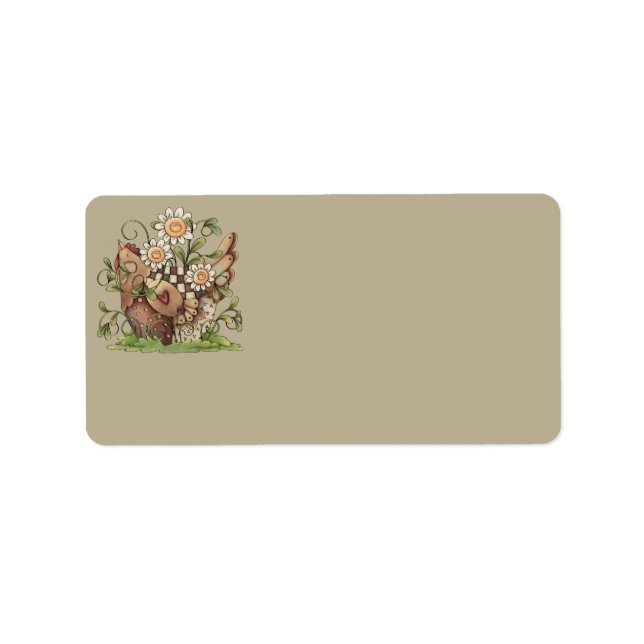 Etiqueta Doce Daisy Hen Labels (Frente)
