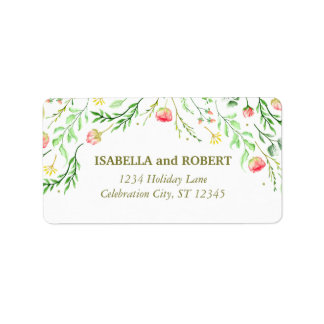 Etiqueta Doce Romântico | Casamento Floral