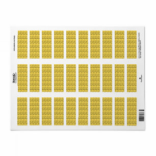 Etiqueta dolar dourado