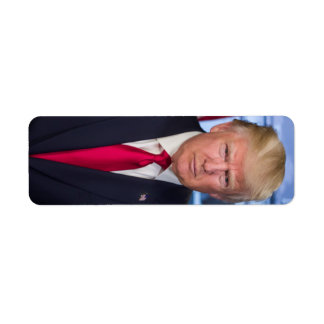 Etiqueta Donald Trump Retrato Presidencial Oficial