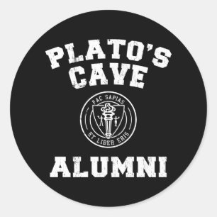 Etiqueta dos alunos da caverna de Plato