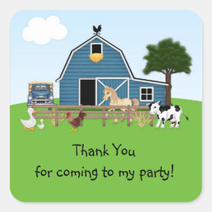 Etiqueta dos amigos do Barnyard