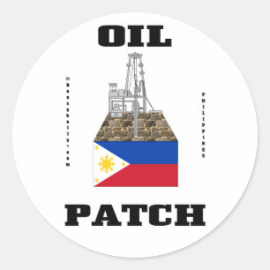 Etiqueta dos campos petrolíferos de Filipinas,
