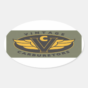 Etiqueta dos carburadores do vintage