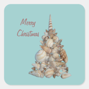 Etiqueta dos Seashells do Natal