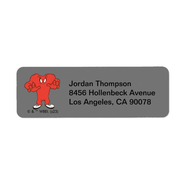 Etiqueta Dose de Menacção do Gossamer (Frente)