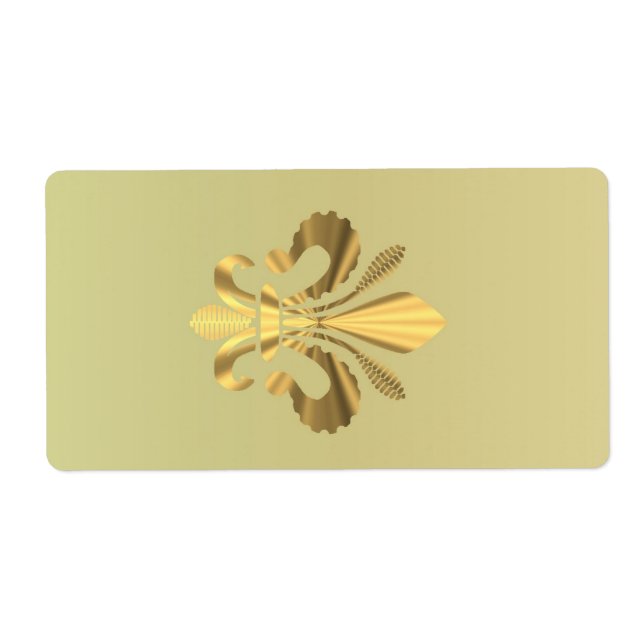 Etiqueta Dourado pulso de raias (Frente)