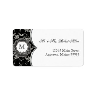 Etiqueta Dovs n Fruta Damask - Return Address Labs