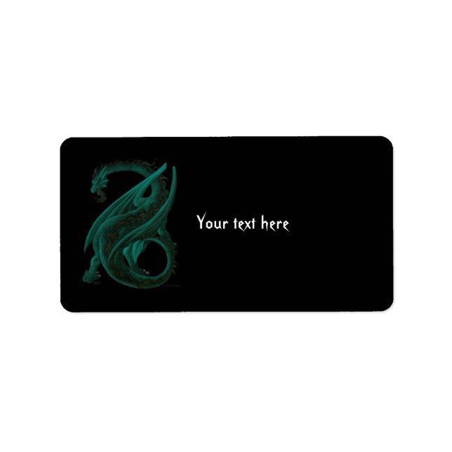 Etiqueta Dragão (Frente)