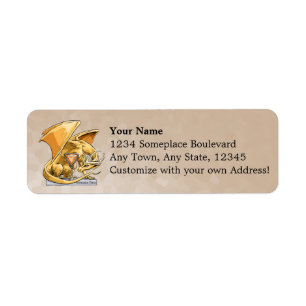 Etiqueta Dragão Birthstone de novembro - Topaz