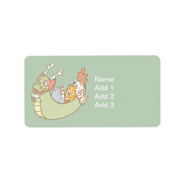 Etiqueta Dragão Boat (Frente)