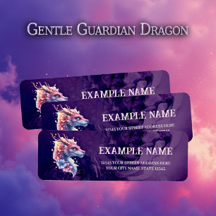 Etiqueta Dragão Guardião Gentil.