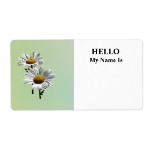 Etiqueta Duas margaridas ao sol