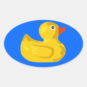 Etiqueta Ducky do Oval do pato