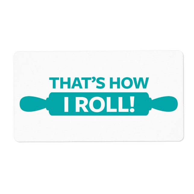 Etiqueta É assim que eu faço (Frente)