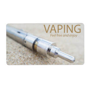 Etiqueta E-cig e vapores