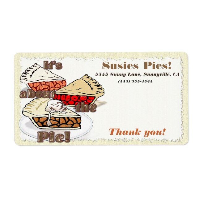 Etiqueta É sobre o Pie CONTEST (Frente)