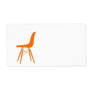 Etiqueta Eames moldou a cadeira lateral plástica