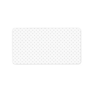 Etiqueta Easily Customize Color from Grey Mini Polka Dots