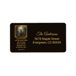 Etiqueta Easter Resurrection Religious