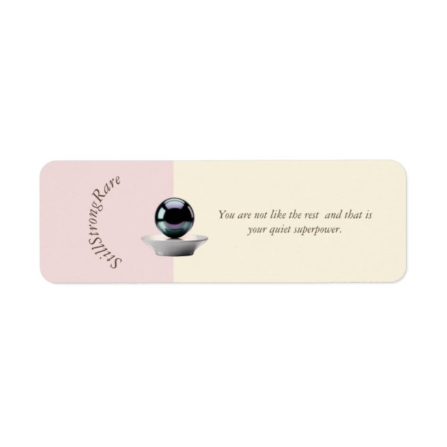 Etiqueta Edição Rara Pastel StillStrong (Frente)