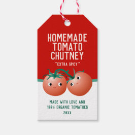 Etiqueta editável personalizada para Tomato Chutne