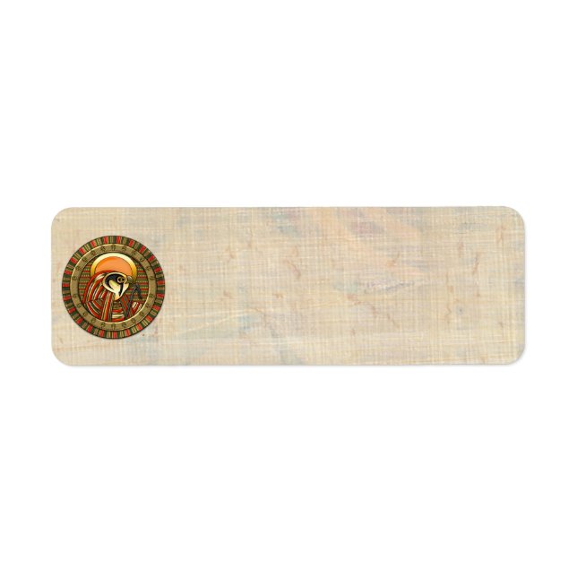 Etiqueta Egípcio Sun God Ra (Frente)