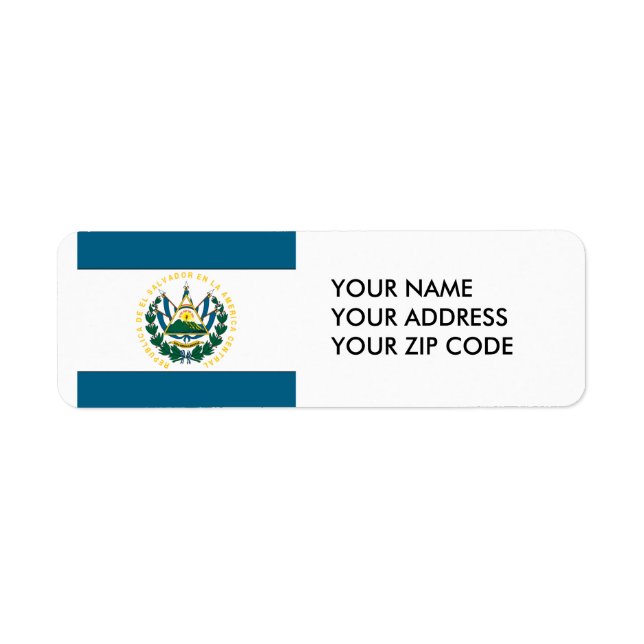 Etiqueta El Salvador (Frente)