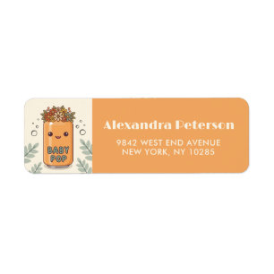 Etiqueta Ela Está Pronta Para Estourar Boho Laranja Refrige