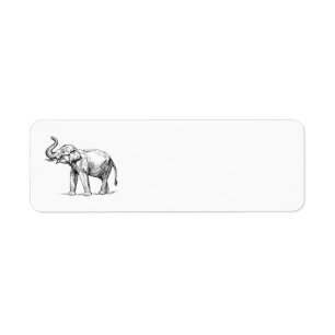 Etiqueta Elefante indiano