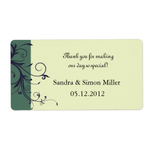 Etiqueta Elegância suave - obrigado de casamento que você r