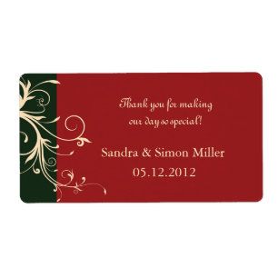 Etiqueta Elegância suave - obrigado de casamento que você r