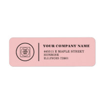 Elegant Custom Business Logo Address Branding