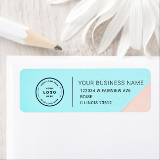 Etiqueta Elegant Custom Business Return Address Label